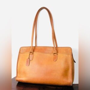 Coach British Tan Leather Grammercy Tote  Bag